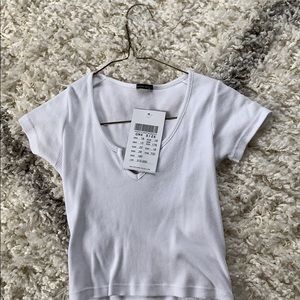 NWT brandy Melville white top